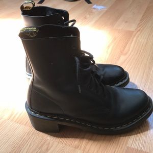 Doc Martin boots with small heel